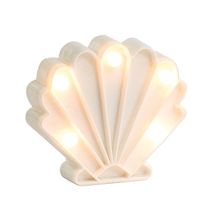 Luminoso Concha do Mar com Led Branco