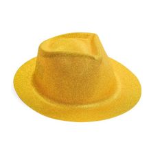 Acessório Chapéu Panama Dourado
