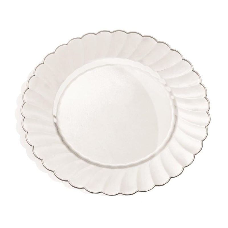 Linha Premium Prato Transparente 22 cm - 6 Un