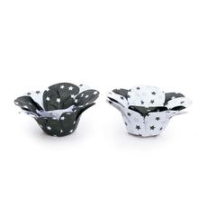 Forminhas para Doces Fiori Df Star Preto e Branco - 40 Un