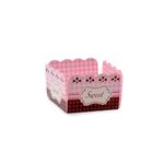 Forminhas para Doces Sweet Renda Rosa e Marrom - 50 Un