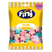 Pacote Marshmallow Fini Flor - 250g 1 Un