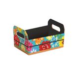 Festa Junina - Caixote de Cartão Floral Médio 22x15x8