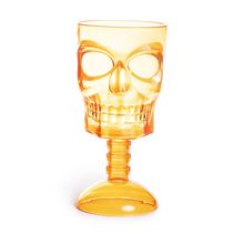 Halloween - Taça Caveira Laranja