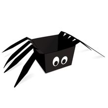 Halloween - Cachepot Aranha Haloween 8x8x6 - 8 Un