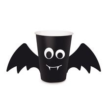 Halloween - Copo Papel com Cinta Halloween 240 ml - 8 Un