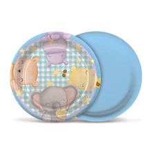 Bichinhos Baby - Prato Redondo Bichinhos Baby 18 cm - 8 Un