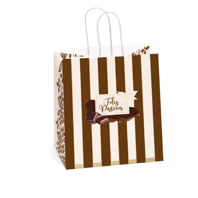 Sacola Papel para Um Meio Ovo Chocolate 350g