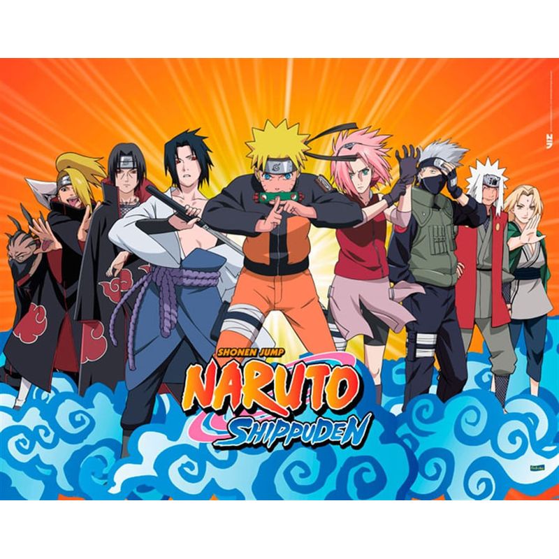 Kit Decoração de Festa Naruto Completo Painel Grande