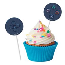Festa PlayStation - Pick para Docinhos PlayStation - 8 Un
