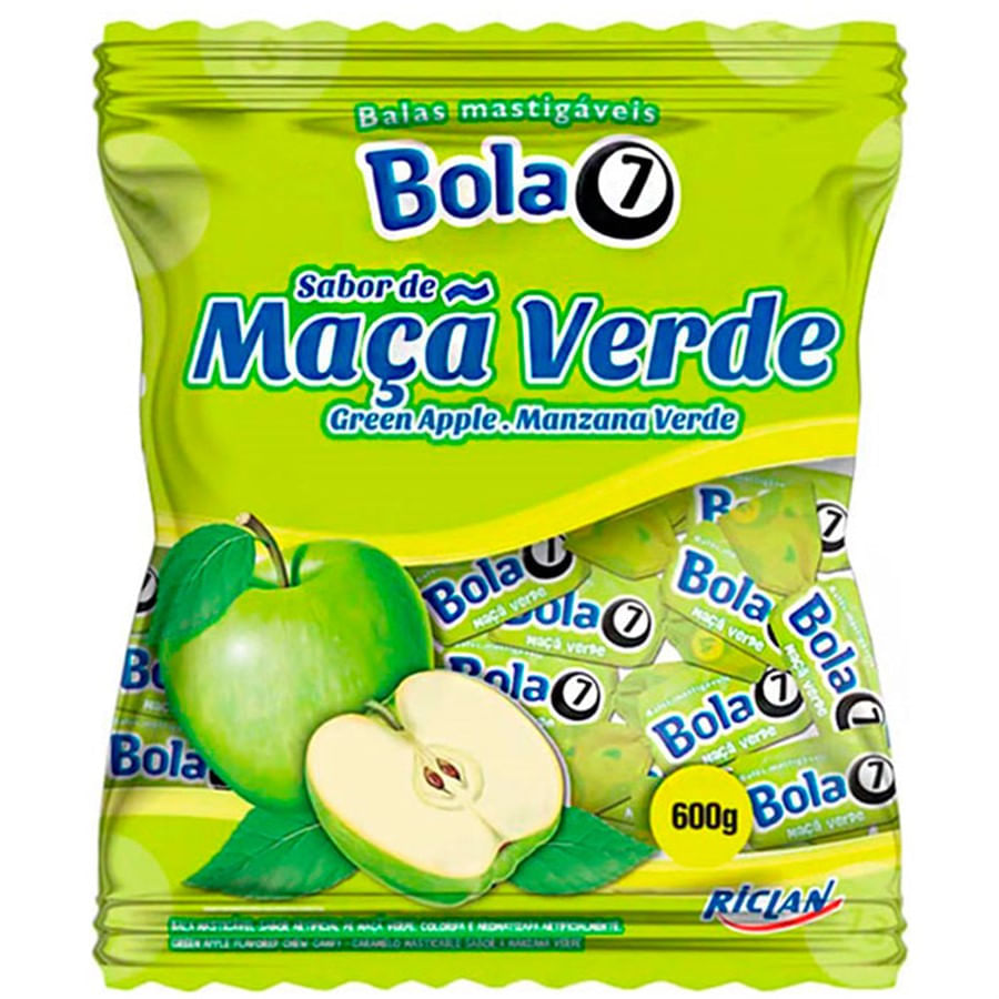 Bala mastigável sabor maça verde 600g - Peccin - Drogarias Pacheco