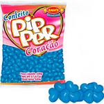 Confeito Pipper Coração Framboesa Azul Royal 500g - Sams