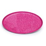 Bandeja Decorativa Redonda Pink 28,5X18X1,5