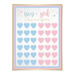 Cartaz Decorativo P/Escrever Boy Or Girl 2 - 25X35 - 2 un