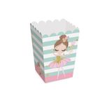 Caixa Para Pipoca Pp Bailarina 2 - 5,5X5,5X9- 10 un