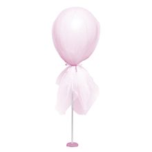 Kit Balão com Tule Rosa Claro 20X20X50