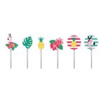 Pick Decorativo Flamingo - 12 Un