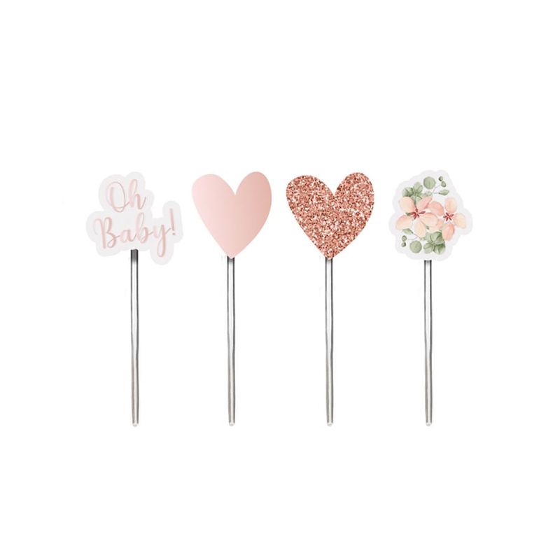 Pick Decorativo Oh Baby Girl - 12 Un