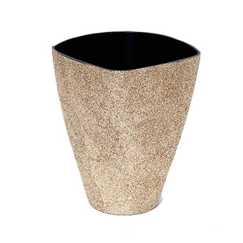 Vaso Decorativo Grande Dourado 13X7,5X16,5