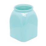 Vaso Decorativo Quadrado Grande Azul 10X10X13,7