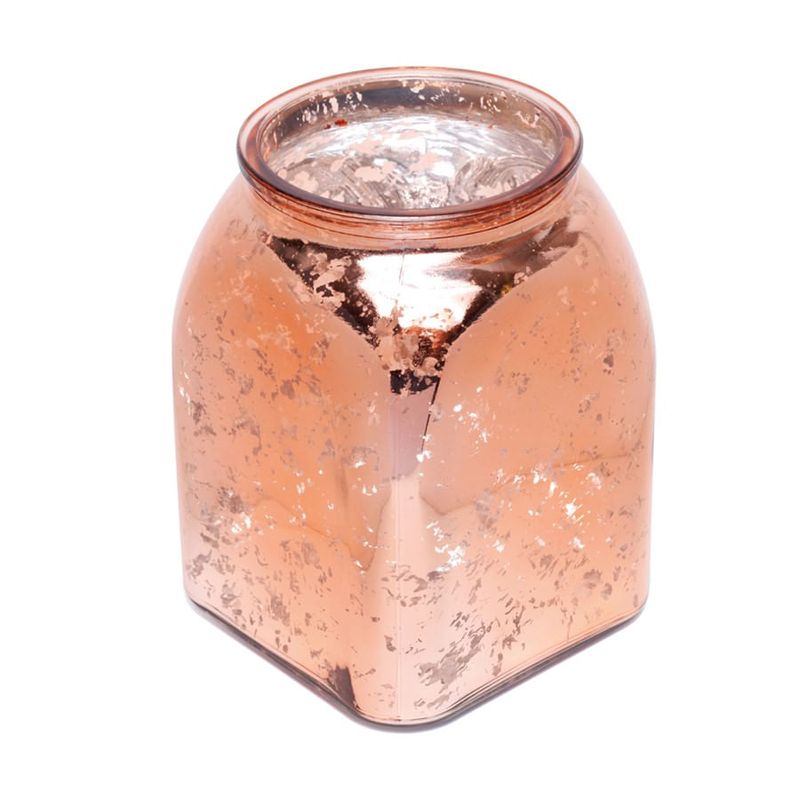 Vaso Decorativo Quadrado Grande Cobre 10X10X13,7