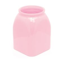 Vaso Decorativo Quadrado Grande Rosa 10X10X13,7