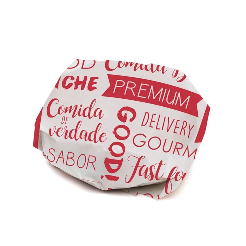 Papel Manteiga Delivery 35X25 cm - 100 Un