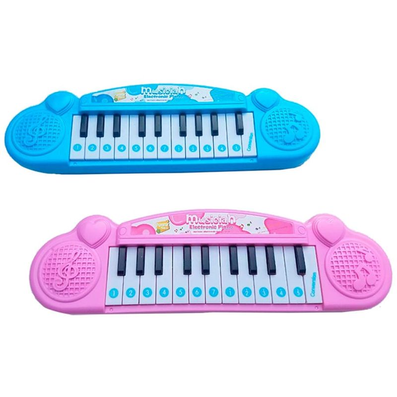 Lembrancinha Infantil - Teclado Musical Infantil Azul