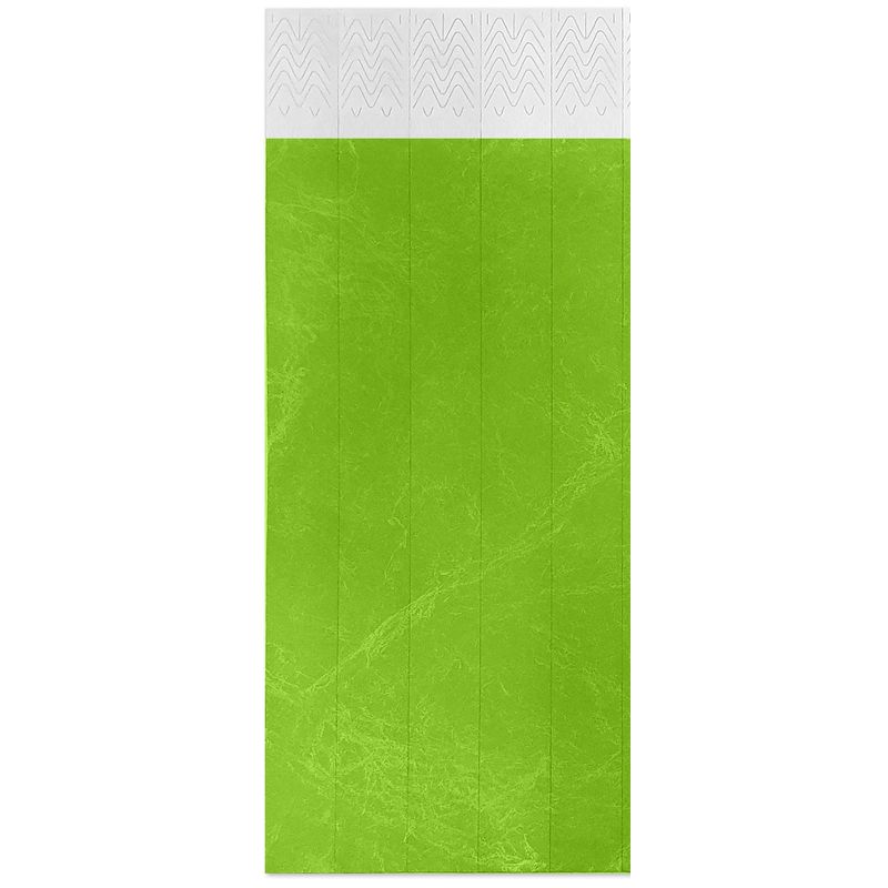 Pulseira Tyvek Verde Neon - 50 Un