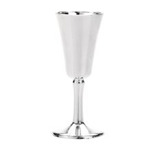 Mini Taça Champagne Prateada, Tamanho 4 Cm X 9.3 Cm - 6 Un