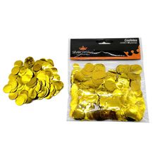 Confetes 40G Redondo Dourado