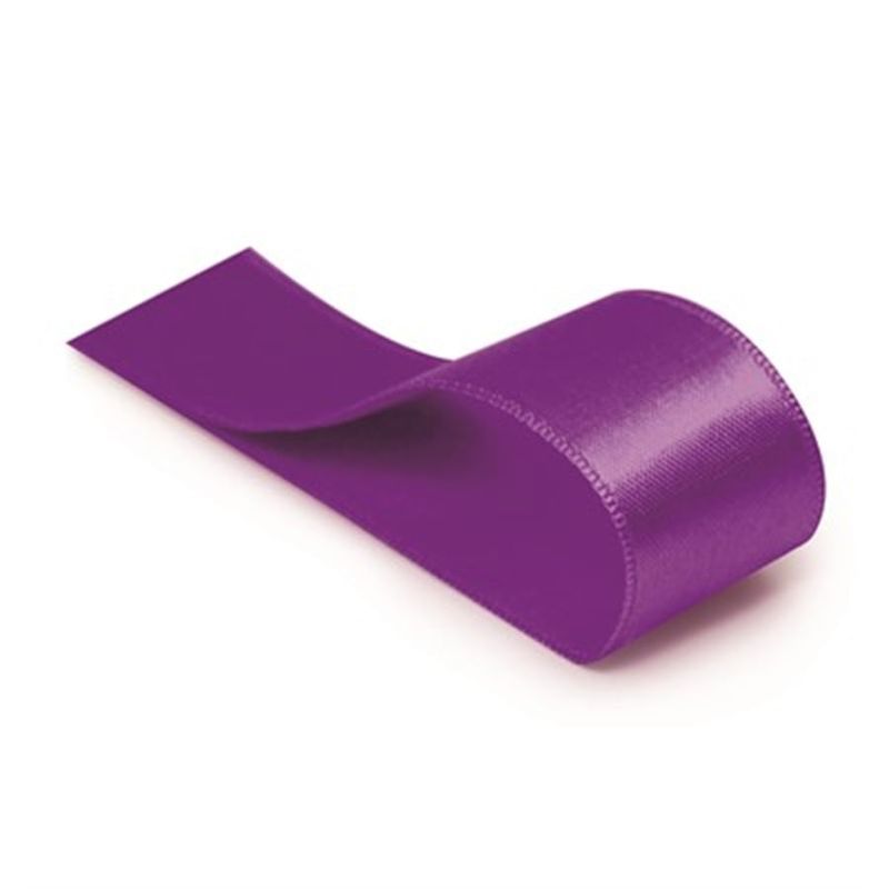 Fita Cetim Liso Roxo 38mmx10m