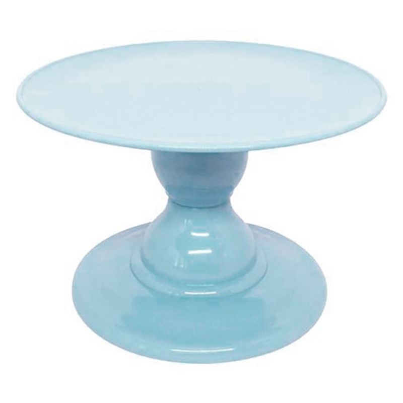 Suporte Boleira Plástica Lisa Azul Candy 22x13,5cm