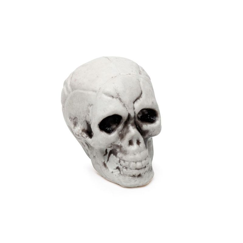 Enfeite Crânio Esqueleto Branco 20X11X11 - 12 Un