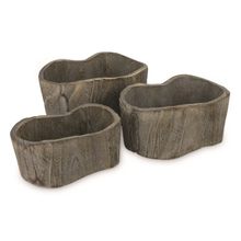 Cachepot Kiri Curvado -- Conjunto com 3