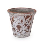 Vaso Terracota Envelhecido Bêge Marrom