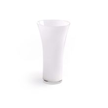 Vaso de Vidro Sino Branco M