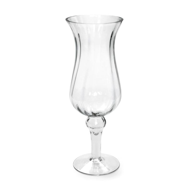 Taça de Vidro Canelado com Pé P