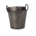 Cachepot de Metal Cônico com Alça P/M/G