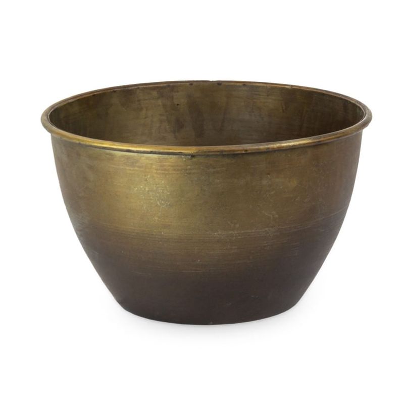 Cachepot de Metal Redondo