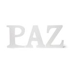 Letras Decorativas Paz Branco Tamanho P (Hollywood)