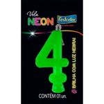 Vela N° 4 Verde Neon