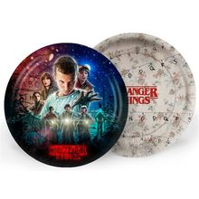 Festa Stranger Things - Prato 18cm Redondo Stranger Things - 08 Un