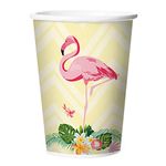 Copo de Papel 180ml Festa Flamingo - 8 Un