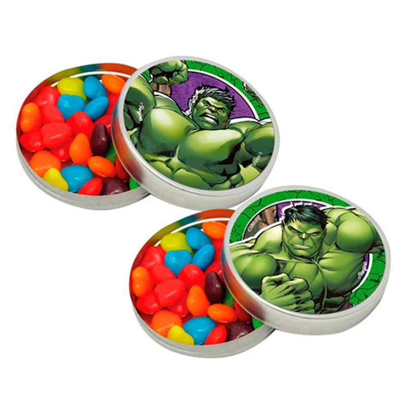 Adesivo Decorativo Redondo Hulk Animacao - 3 Un