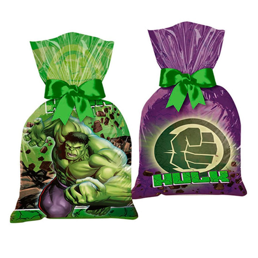 Palitos Decorativos P/ Doces Hulk - 12 PÇs - 1 UN - Piffer - Rizzo - Rizzo  Embalagens