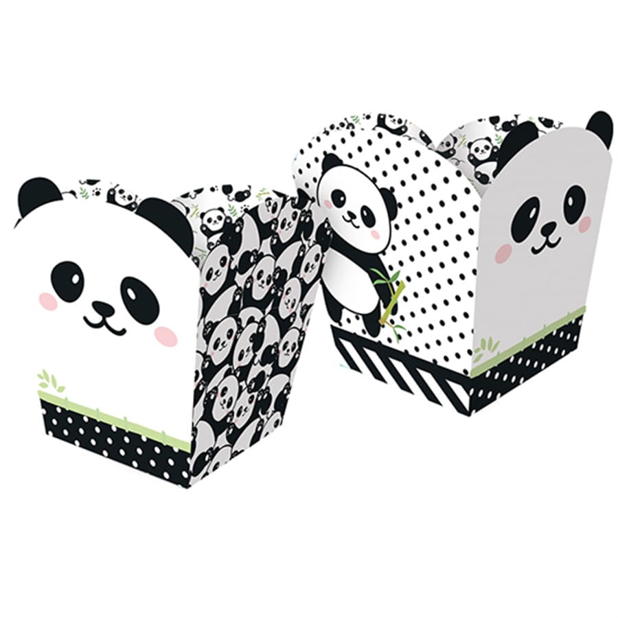 Yardwe 5 Pçs Panda Ornamento Topo De Bolo Decorações Tablescape