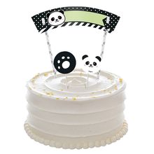 Festa Panda - Topper para Bolo Panda