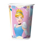 Festa Princesas Disney - Copo de Papel 180ml Jardim das Princesas - 8 Un