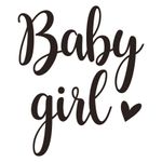 Lettering Transfer para Balão Baby Girl P